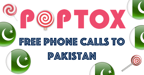 Free Phone Calls to Pakistan using PopTox